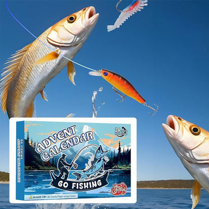 AngleVent – 24-Day Christmas Countdown for Anglers with Tackle Set
