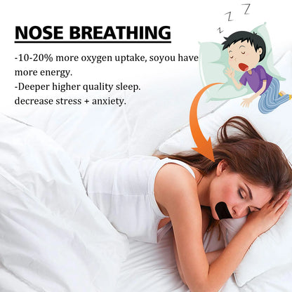 Anti Snoring Mouth Tape for Sleep - Comfortable Tape to Promote Nose Breathing 3