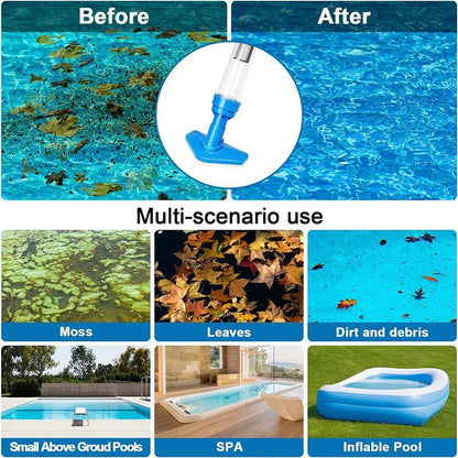 Aquavac – Cordless Pool Vacuum with Telescopic Pole for Easy Cleaning