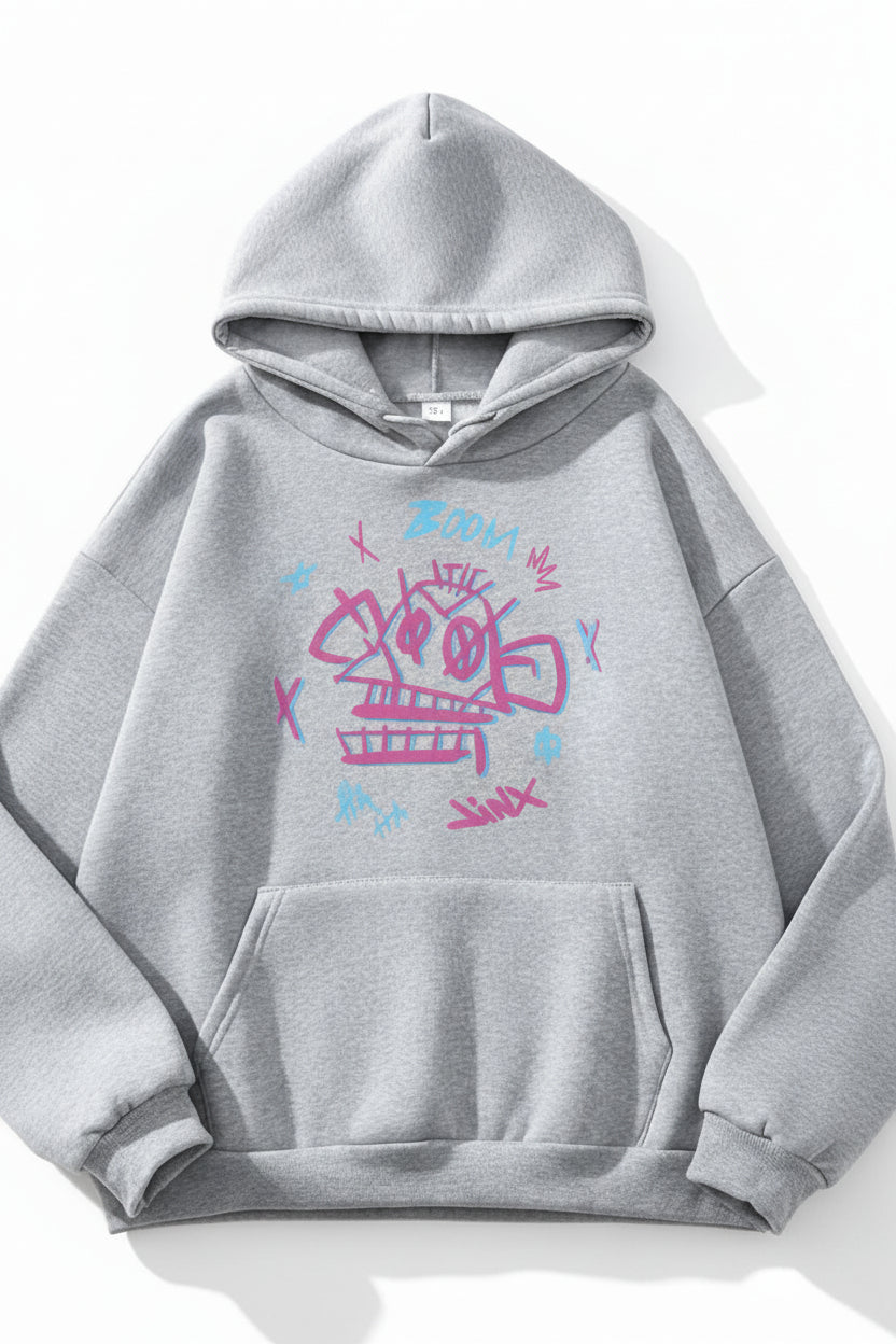 Arcane Hoodie - Harajuku Style Jinx & Ekko Design for Trendy Comfort 1