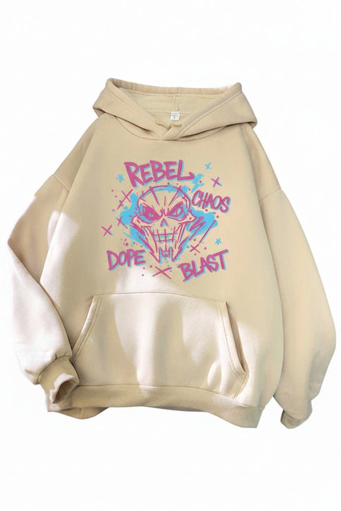 CHAOSRIFT – Jinx & Ekko Graphic Hoodie for Bold Trendy Comfort