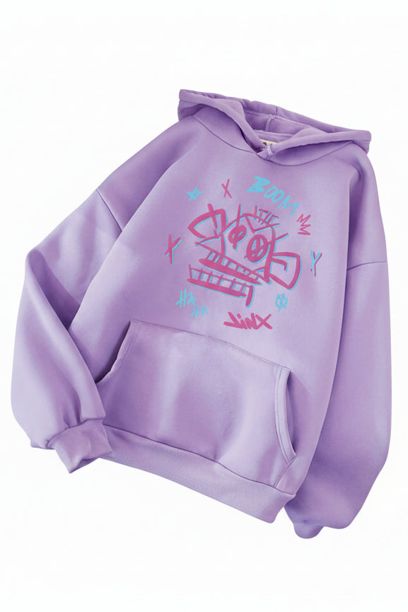 Arcane Hoodie - Harajuku Style Jinx & Ekko Design for Trendy Comfort 4