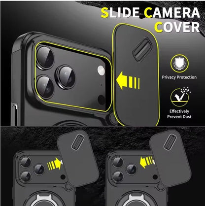 Armor Shockproof Magnetic Ring Stand Phone Case for iPhone 17 Series 3