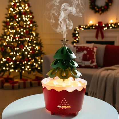 AromaEvergreen - Christmas Tree Aroma Diffuser with Adjustable Mist 0