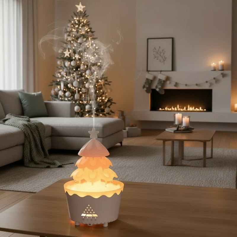 AromaEvergreen - Christmas Tree Aroma Diffuser with Adjustable Mist 4