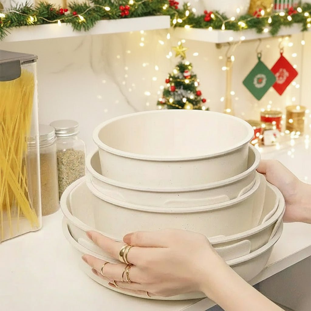 NONTACK CERAMIC – 21 piece non-stick cookware set with sensor handles