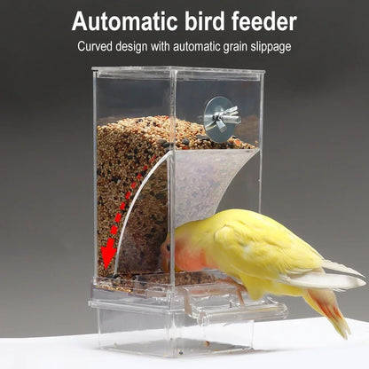 Automatic Bird Feeder - Spill-Proof & Splash-Proof Design for Outdoor Use 0