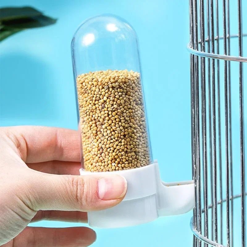 Automatic Bird Water Dispenser & Food Feeder - Non-Toxic PP Plastic, Easy Installation 3