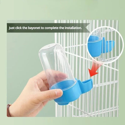 Automatic Bird Water Dispenser & Food Feeder - Non-Toxic PP Plastic, Easy Installation 4