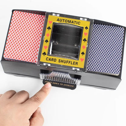 Automatic Electric Card Shuffler - USB & Battery-Operated for 1-2 Decks 2