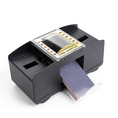 Automatic Electric Card Shuffler - USB & Battery-Operated for 1-2 Decks 3