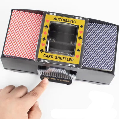 Automatic Electric Card Shuffler - USB & Battery-Operated for 1-2 Decks 6