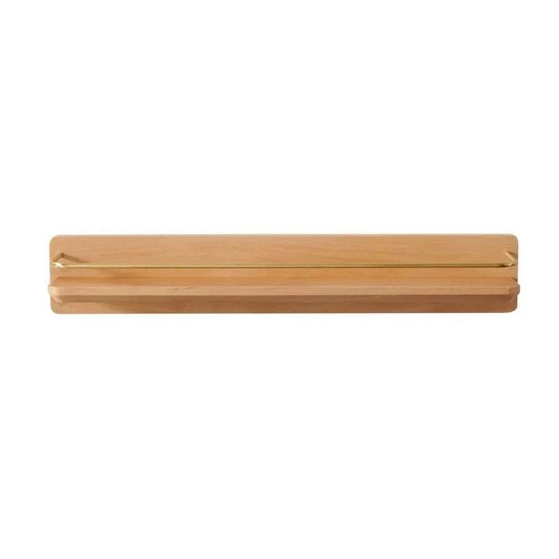 BAMBRIA – Bamboo wall coat rack with shelf and sturdy hooks 11