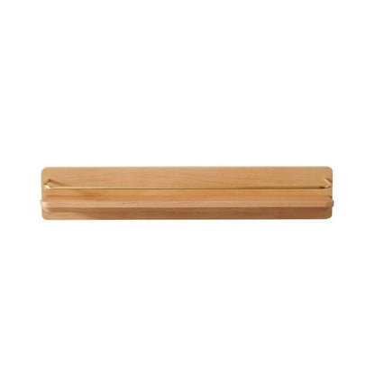 BAMBRIA – Bamboo wall coat rack with shelf and sturdy hooks 13