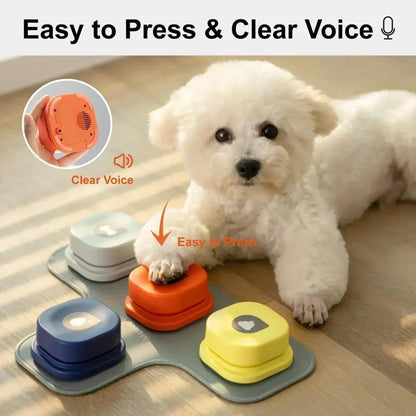 BARKTALK – Interactive voice buttons for dog training & communication
