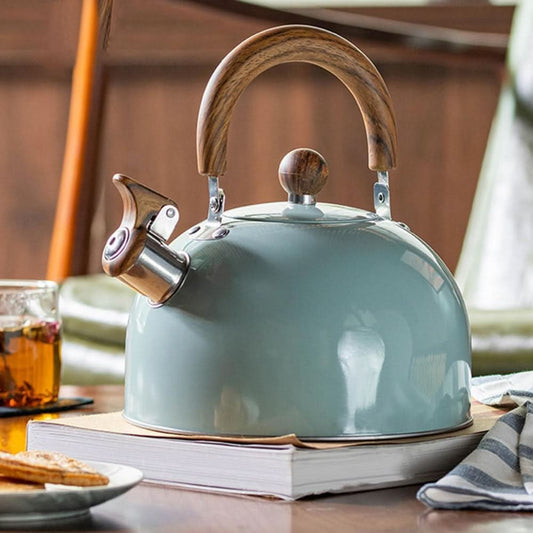 BOILVIA – 3L Whistling Stainless Kettle with Comfort Grip Handle 0