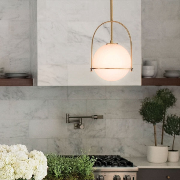BRILLERA – Adjustable Pendant Light with Sleek Opal Glass Finish 3