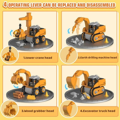 BUILDTRIQ – Electric Engineering Construction Kit for Children with Screwdrivers and Vehicle Parts 7