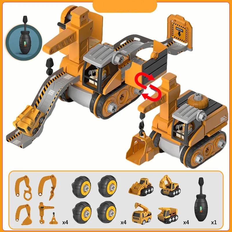 BUILDTRIQ – Electric Engineering Construction Kit for Children with Screwdrivers and Vehicle Parts 9