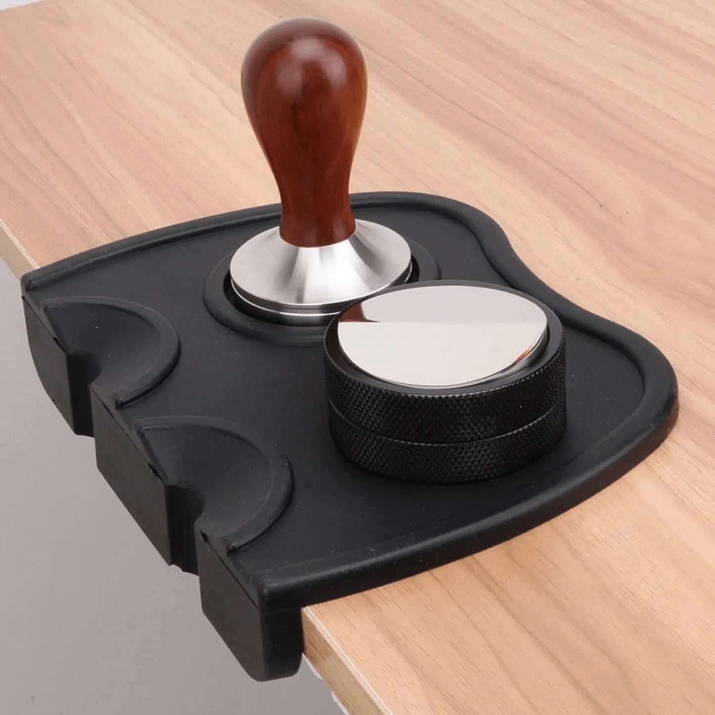 Barista Essentials - Non-Slip Silicone Espresso Tamper Mat for Coffee Lovers 1