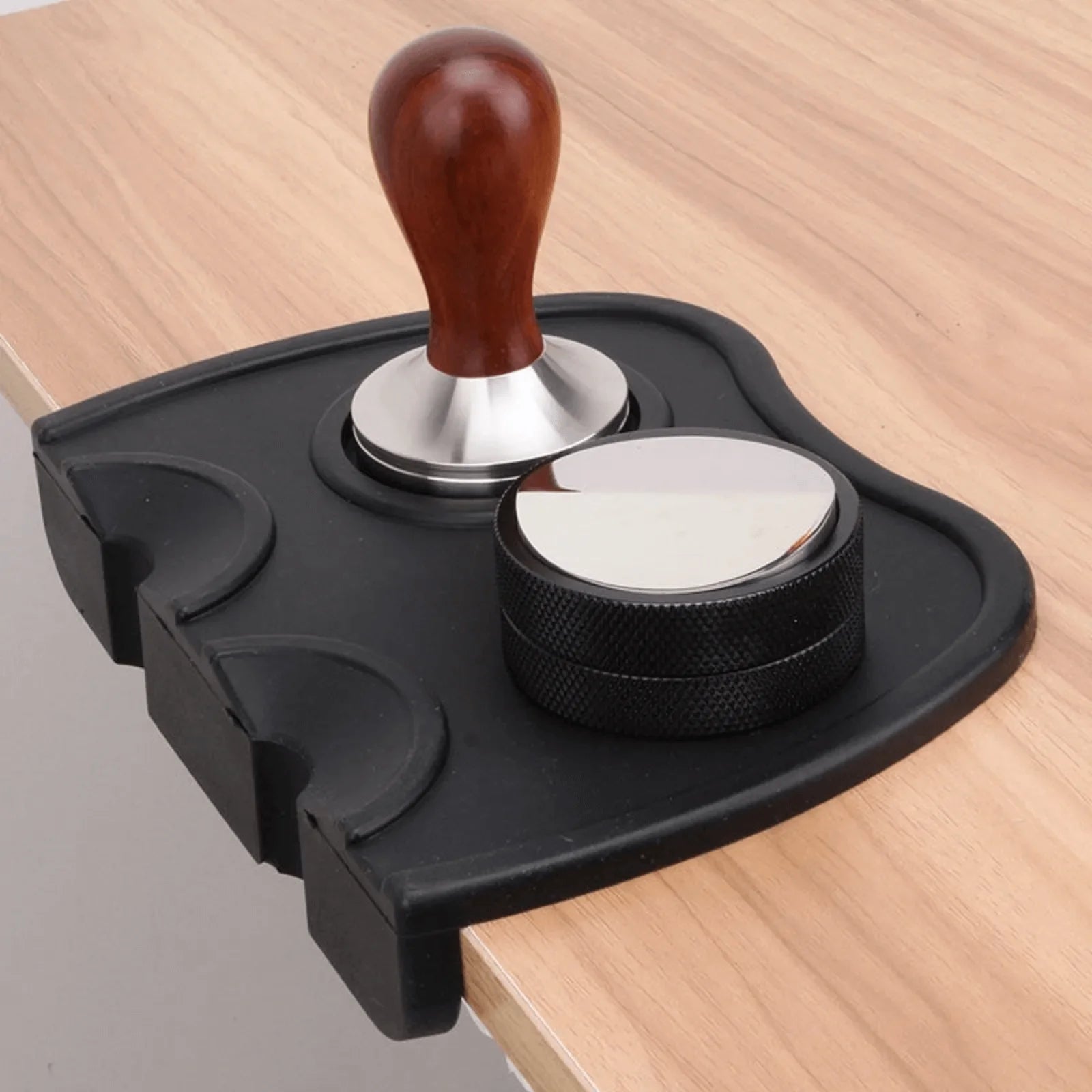 Barista Essentials - Non-Slip Silicone Espresso Tamper Mat for Coffee Lovers 1