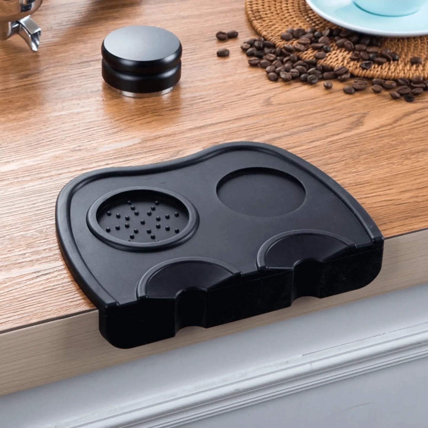 Barista Essentials - Non-Slip Silicone Espresso Tamper Mat for Coffee Lovers 3