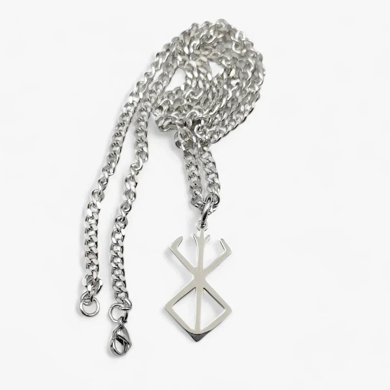 Berserker Rune Necklace - Stainless Steel Pendant for Strength & Protection 2
