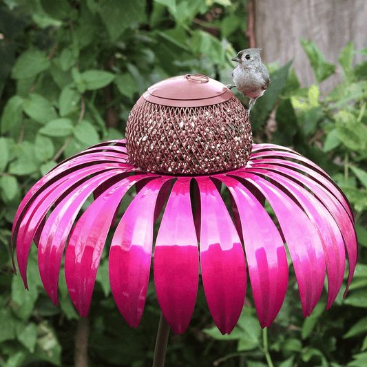 BloomFeast – Elegant cone-shaped feeder that blends with garden flowers. 0