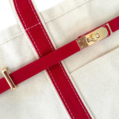 Boatkin Handcrafted Cotton Canvas Tote Bag with Durable Steel Hardware 4