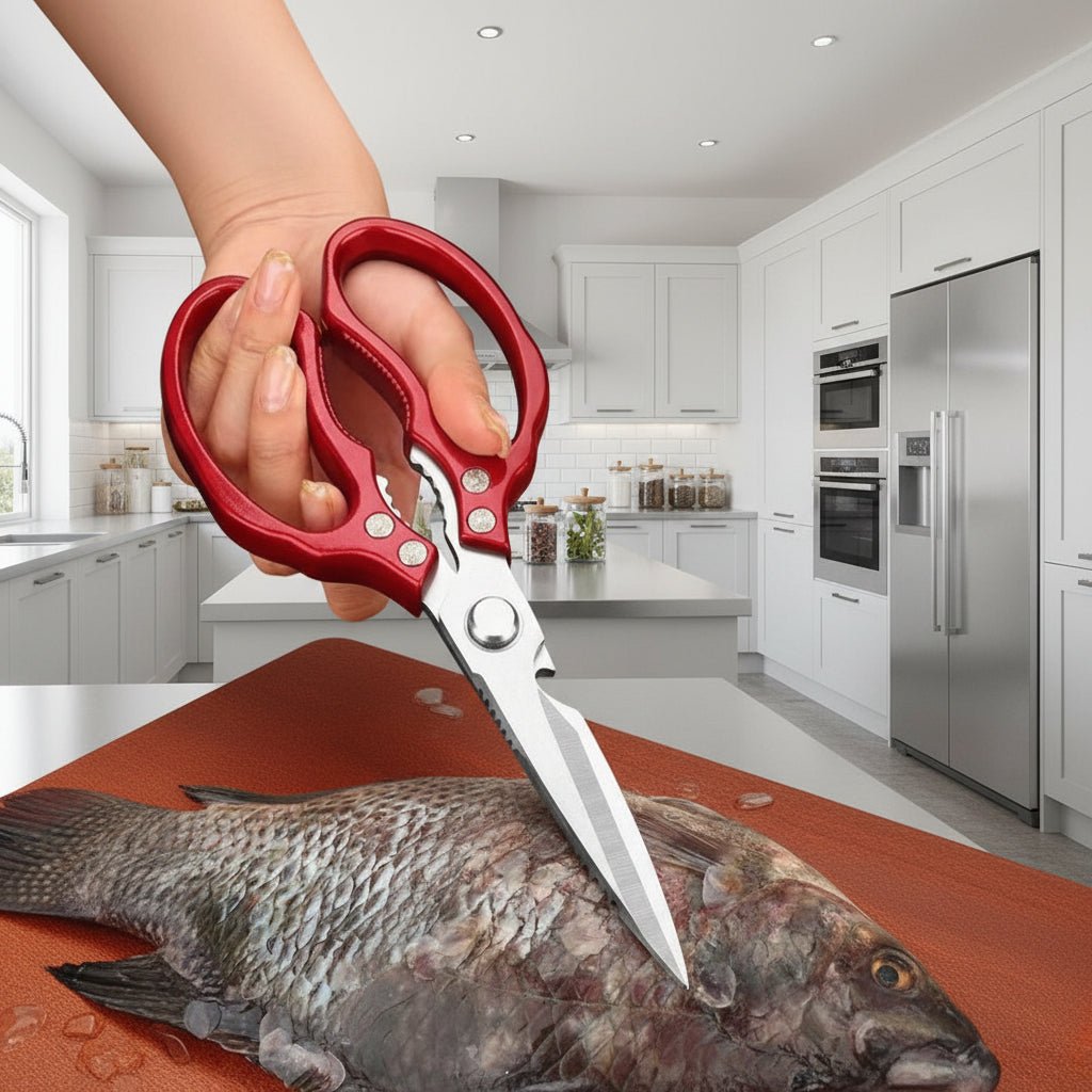 BowLift - Japanese Stainless Steel Multi-Task Kitchen Scissors for Herbs & Meats 0