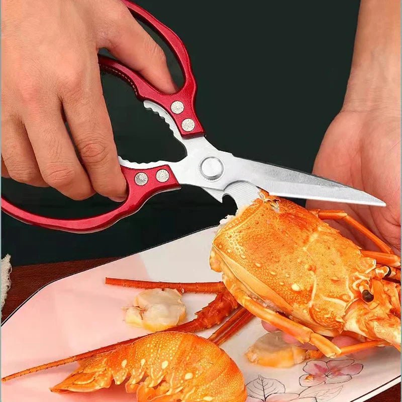 BowLift - Japanese Stainless Steel Multi-Task Kitchen Scissors for Herbs & Meats 4