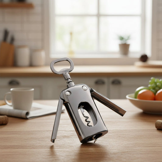 BowLift - Stainless Steel Winged Corkscrew for Effortless Wine Uncorking 1