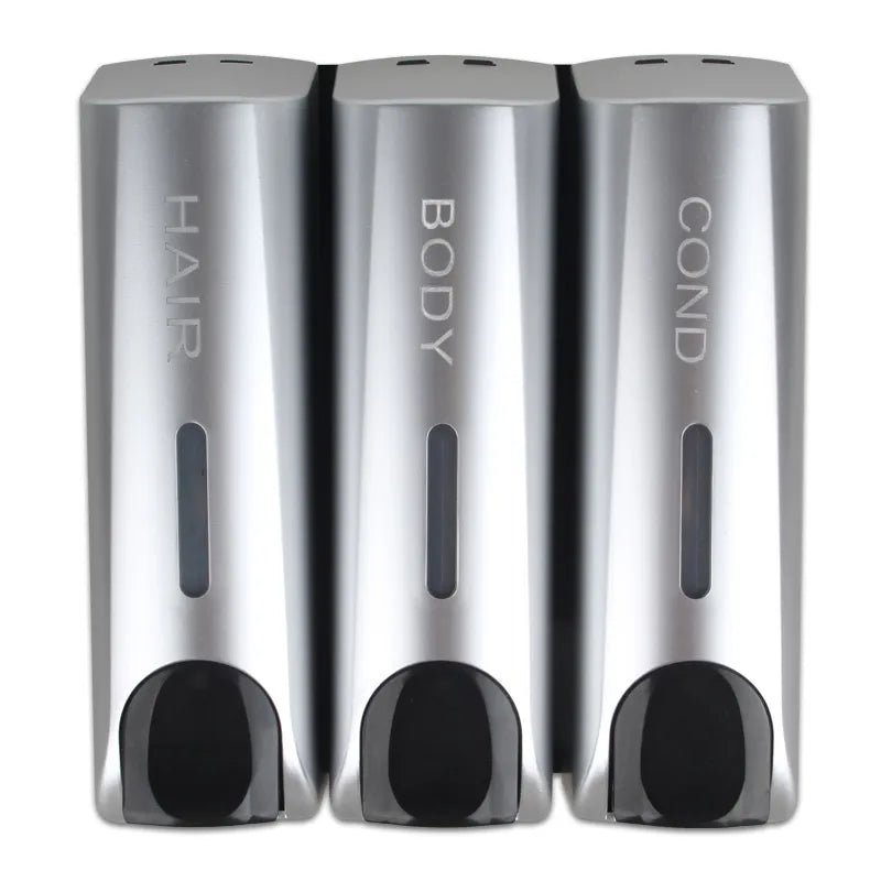 BowLift Wall-Mounted Shower Dispenser for Shampoo & Conditioner - 350 ml Capacity 12