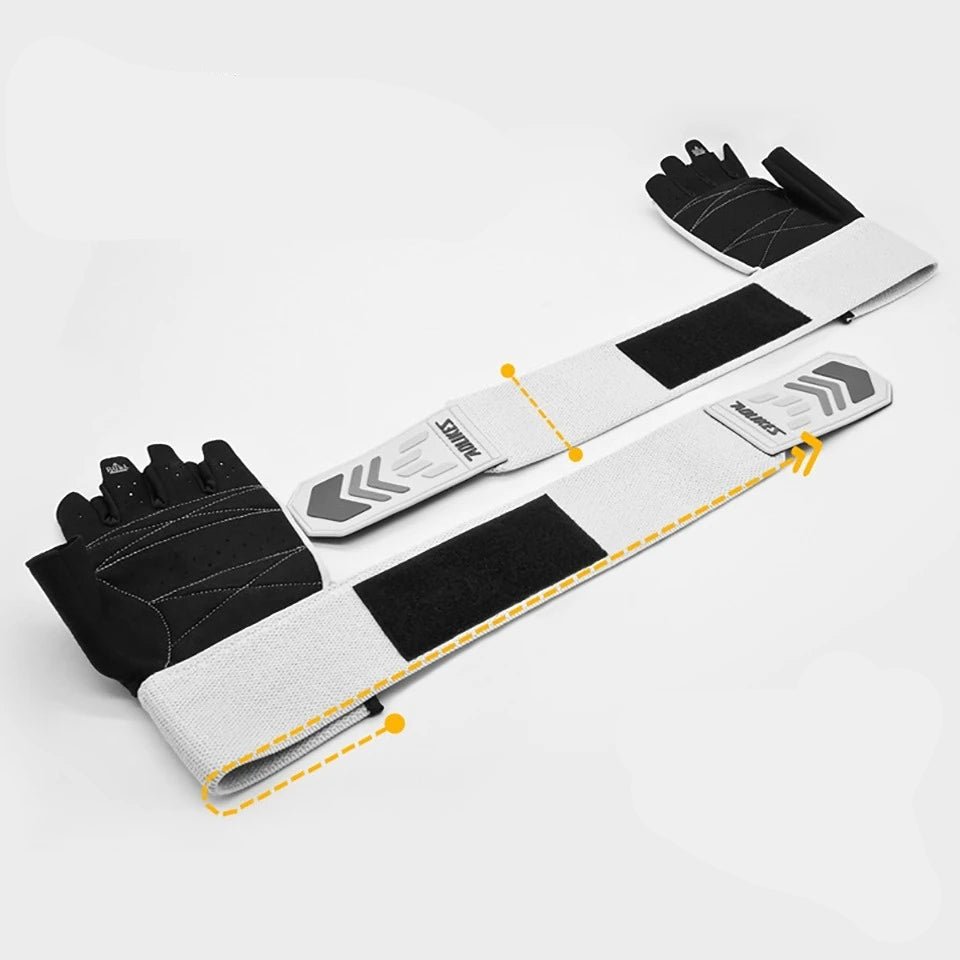 Breathable Weightlifting Gloves with Wrist Support for Fitness Training 3