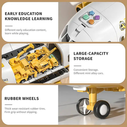 Bright Skies - Colorful Interactive Airplane Toy with Blinking Lights for Kids 2