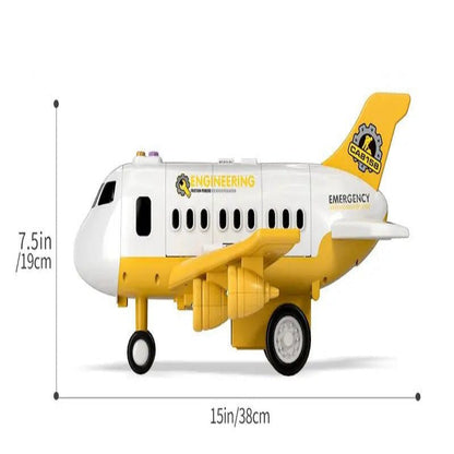 AIRTRIQ – Colorful Interactive Airplane Toy with Blinking Lights for Kids