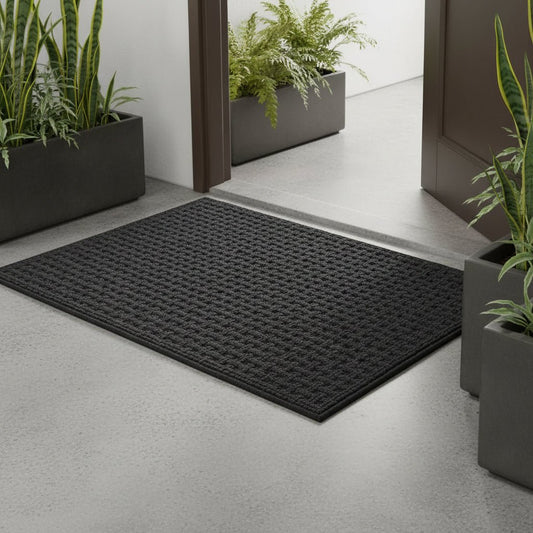 TRACKSTOP – Non-Slip Dirt Trapper Door Mat for All-Weather Protection