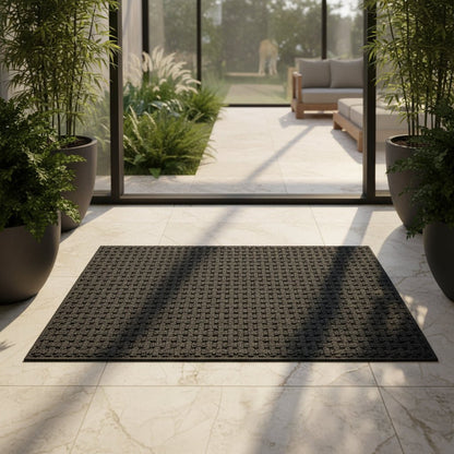 TRACKSTOP – Non-Slip Dirt Trapper Door Mat for All-Weather Protection