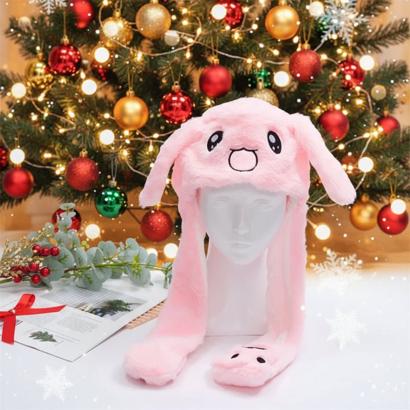 BunnyBounce - Interactive Hat with Movable Ears for Fun Occasions 2