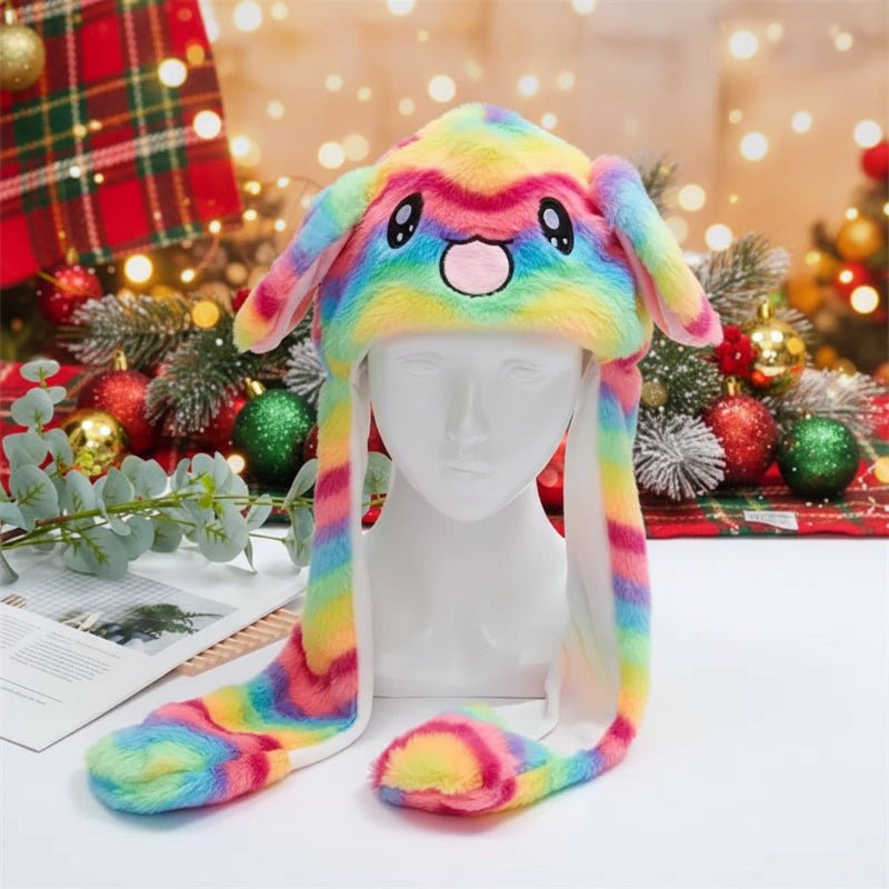 BunnyBounce - Interactive Hat with Movable Ears for Fun Occasions 3