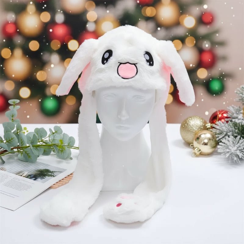 BunnyBounce - Interactive Hat with Movable Ears for Fun Occasions 4