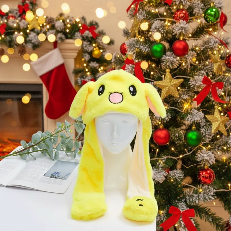 BunnyBounce - Interactive Hat with Movable Ears for Fun Occasions 5