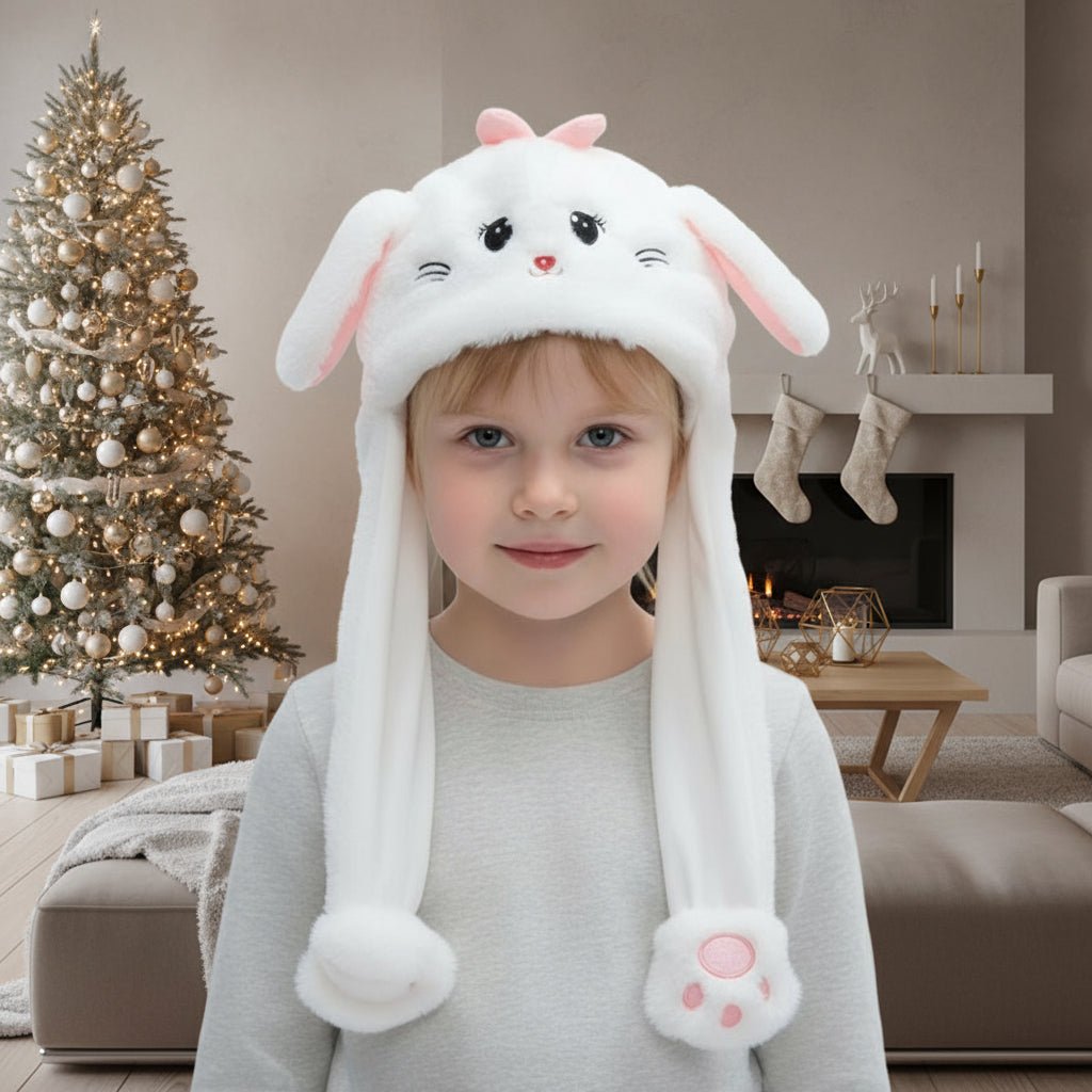 BunnyBounce - Interactive Hat with Movable Ears for Fun Occasions 8