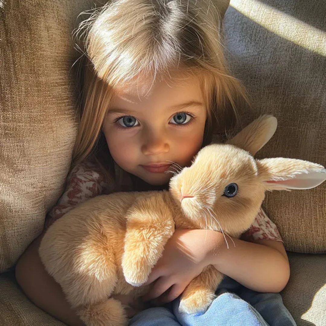 BunnyLoom Interactive Plush | Realistic hopping bunny toy for kids 1