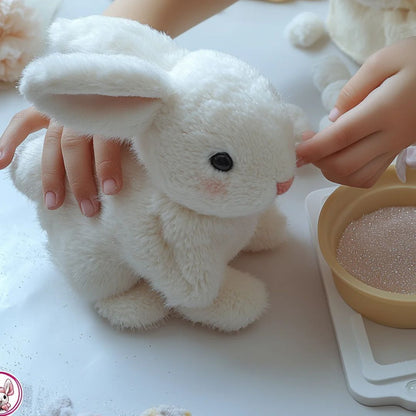 BunnyLoom Interactive Plush | Realistic hopping bunny toy for kids 2