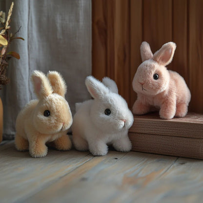 BunnyLoom Interactive Plush | Realistic hopping bunny toy for kids 3