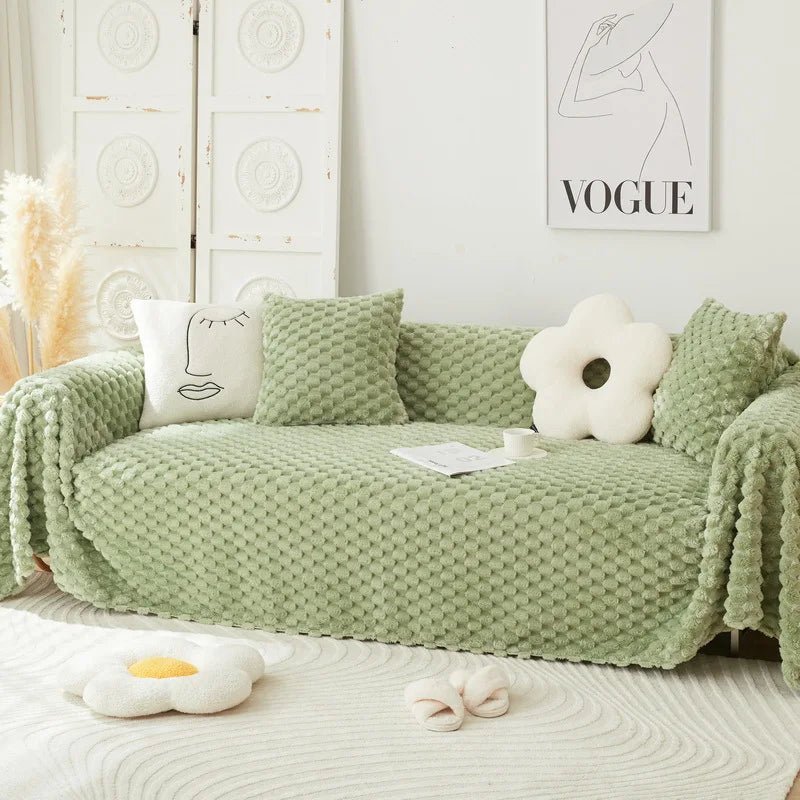 CHENILLO – Plush Chenille Sofa Throw with Anti-Scratch Protection 0