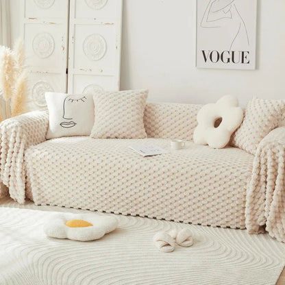 CHENILLO – Plush Chenille Sofa Throw with Anti-Scratch Protection 7