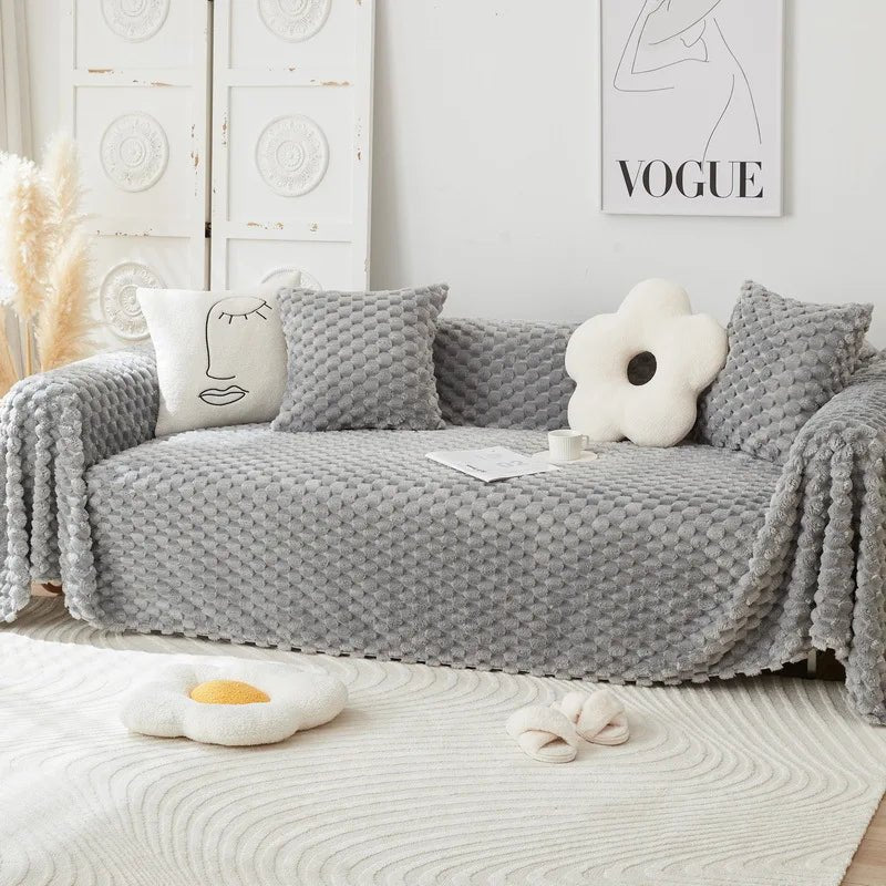 CHENILLO – Plush Chenille Sofa Throw with Anti-Scratch Protection 8