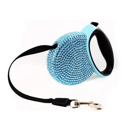 CHIC CANIN LEASH – Retractable dog leash with rhinestone design